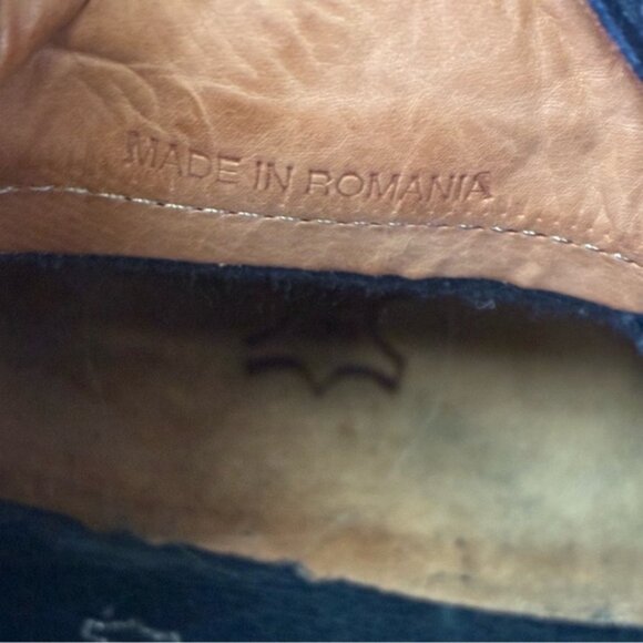 Lloyd Gavino Men's Navy Perforated Leather Dress Derby Oxford Shoes - Picture 10 of 16